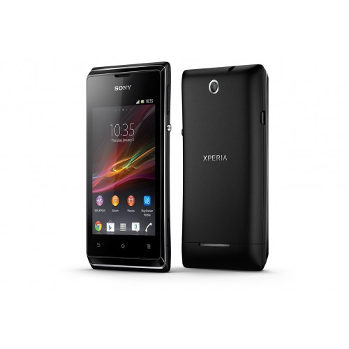 Desbloqueado Sony Xperia E C1505-4GB-Negro Teléfono Inteligente 
